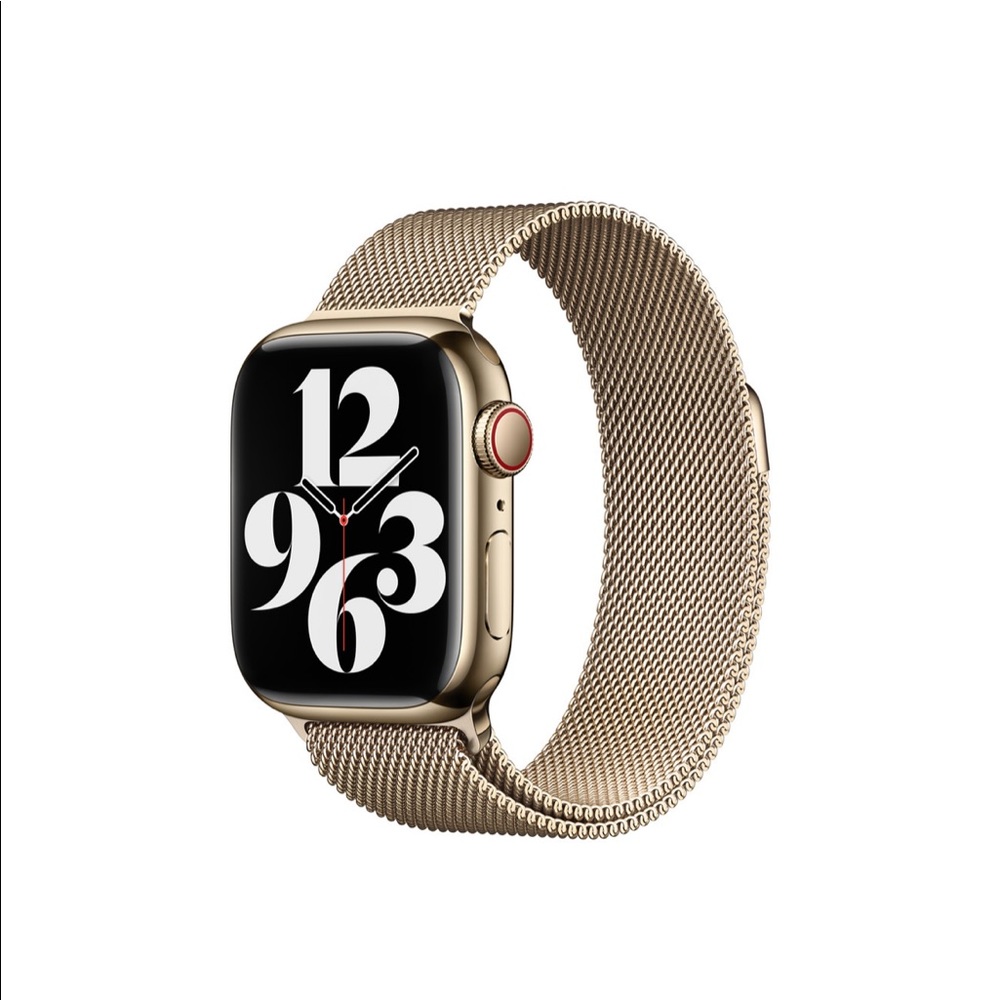 Apple Watch Band, Gold Milanese Loop - 41mm